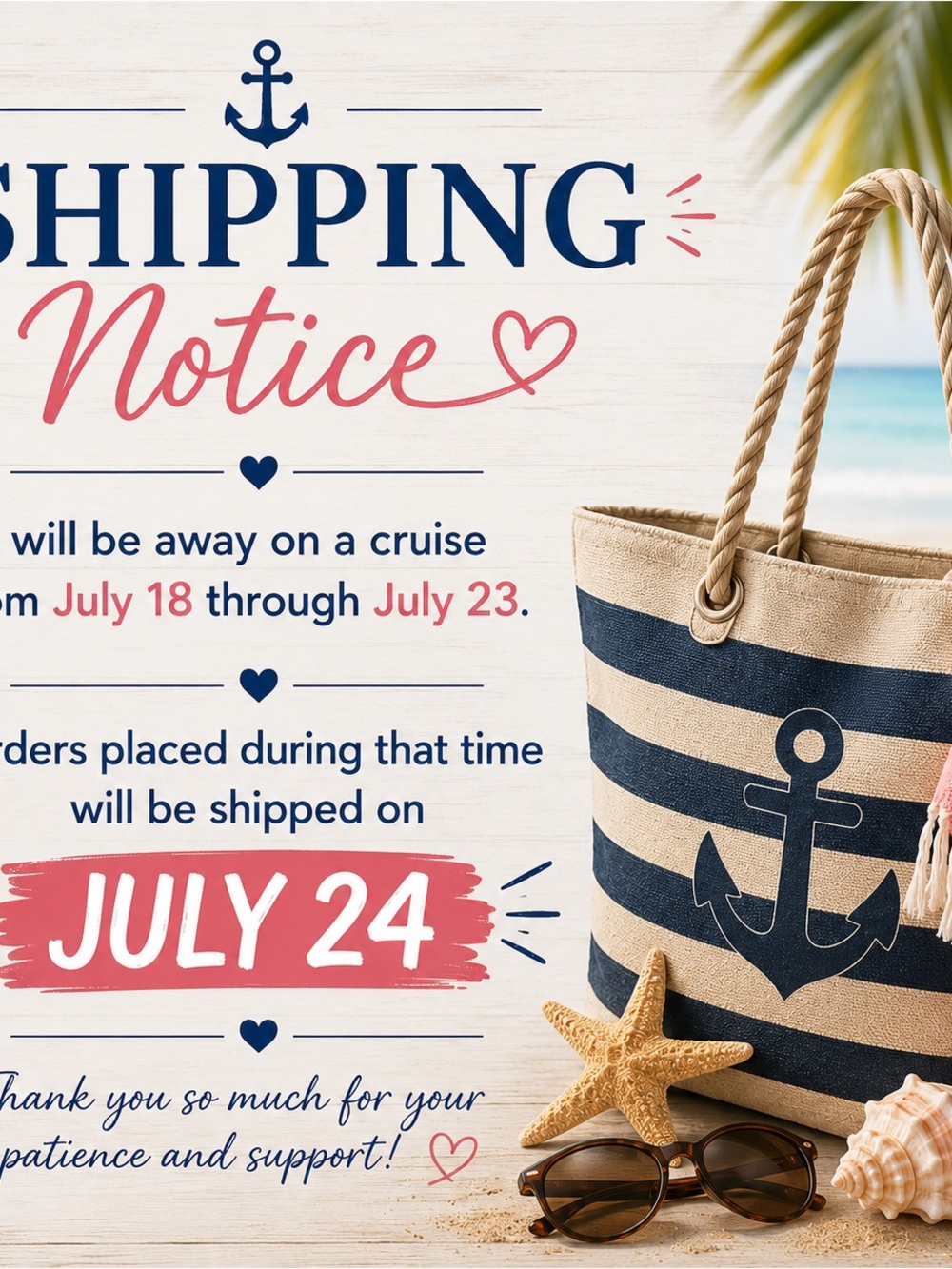 Shipping Notice